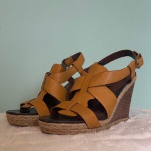 Women's Cole Haan Tan Wedge Sandals